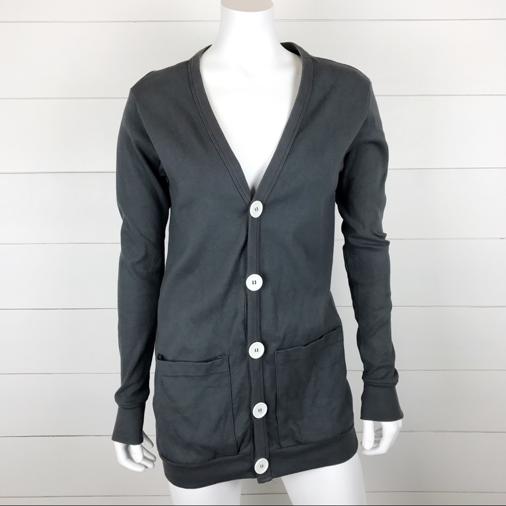 American Apparel Gray Button Up Cardigan XS/S
